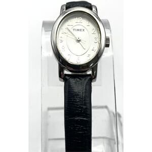 Timex Cavatina Slim Petite Women's Watch 18mm - Fresh Battery - Leather Band